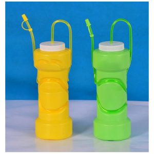 lichtgewicht, geblazen drinkrietjefles