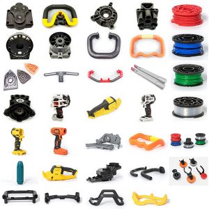 thermoplastische spuitgegoten onderdelen voor elektrisch gereedschap